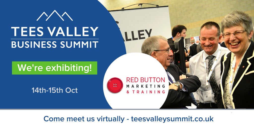 redbuttonmt's tweet photo. Book your place at #TVBS2020 &amp; visit our #virtualstand for a chance to explore a new opportunity for you, your business &amp; your team 

Connect with awesome businesses &amp; find out more about the #teesvalley business community

#businessowner #northeast #networking #thebuttonexpress https://t.co/t3GllGtq7f