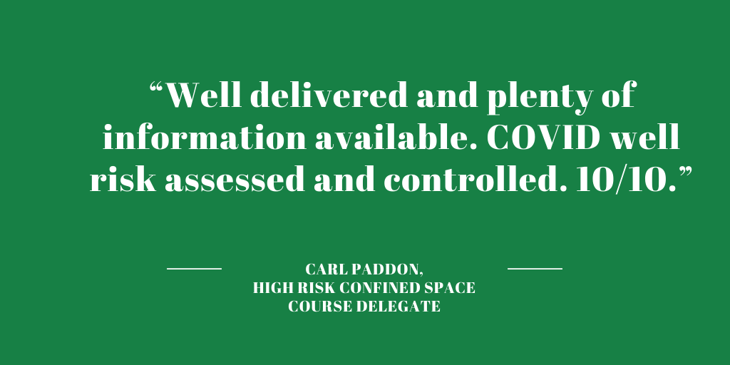 MRSTrainRes's tweet photo. More great feedback from one of our course delegates :) 

#mondaymotivation #feedback #confinedspace #training https://t.co/Zcd9H0h129