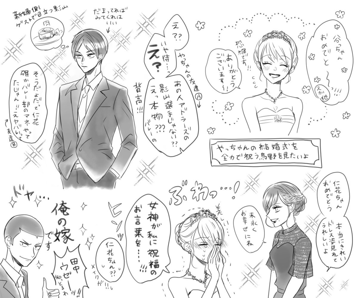 ハイキュー 本誌ネタとか有 こないだ呟いてたやっちゃんの手に指輪らしきものが見える 推定 瀧上の漫画