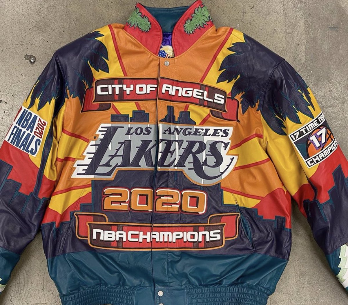 lakers leather jackets