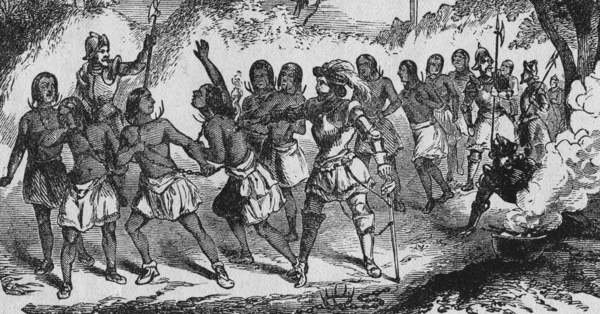 Christopher Columbus was the original American slave entrepreneur. He had dreams of enslaving the indigenous, and brought back hundreds of Caribbean peoples to Europe in chains as samples of what he hoped would become a new trans-Atlantic slave trade.  #IndigenousPeoplesDay