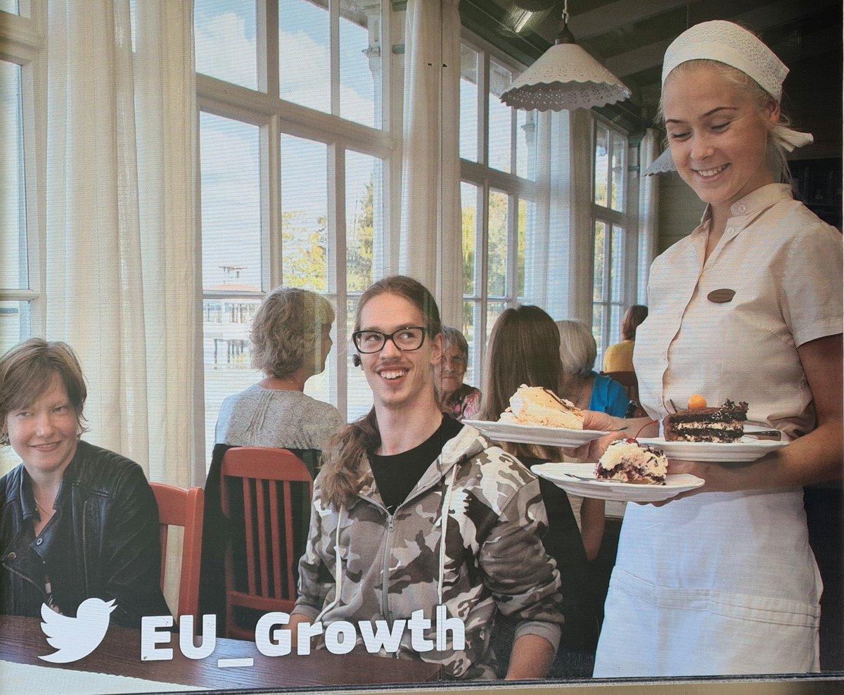 Certainly looks like the guy wearing glasses is experiencing a sudden spurt of #EUgrowth