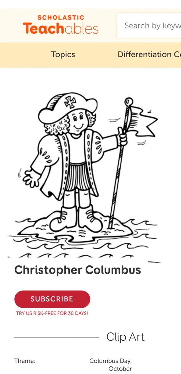 Today there is an industry of lying to kids about who Columbus really was and covering up what he really did.When you read this poem provided by  @Scholastic that glorifies his horrific racist history– think about the native kids who have been forced to read it aloud in class.