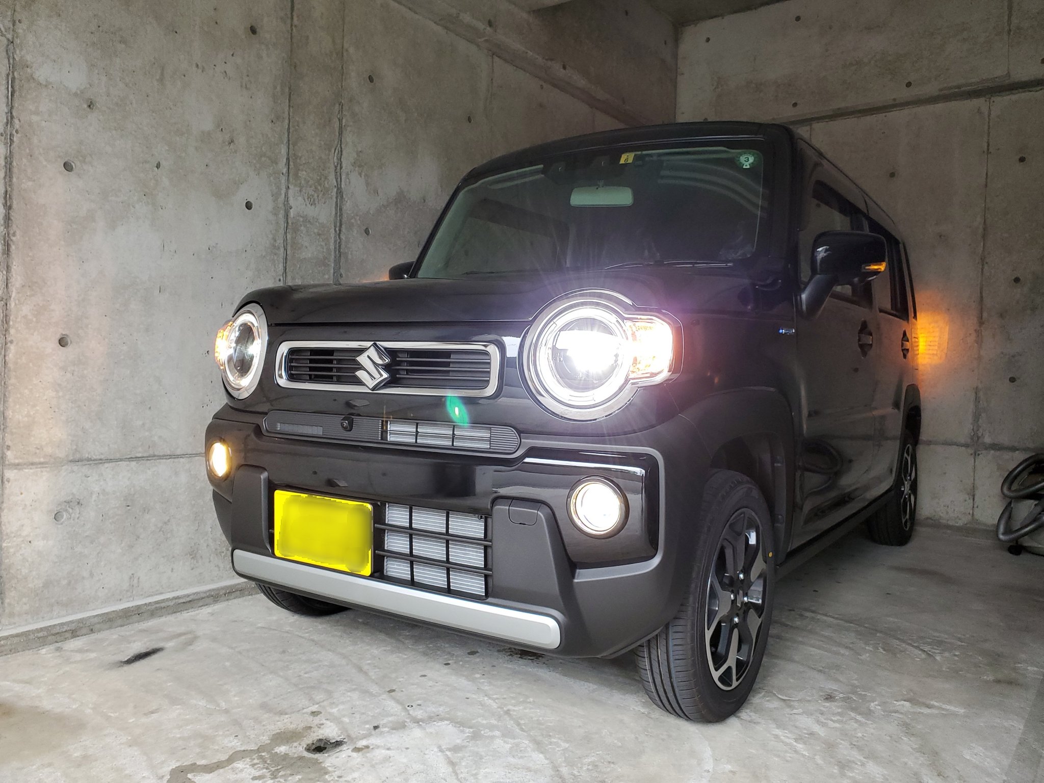 MR92S スズキ ハスラー 右 純正ヘッドライト スズキハスラー純正LED