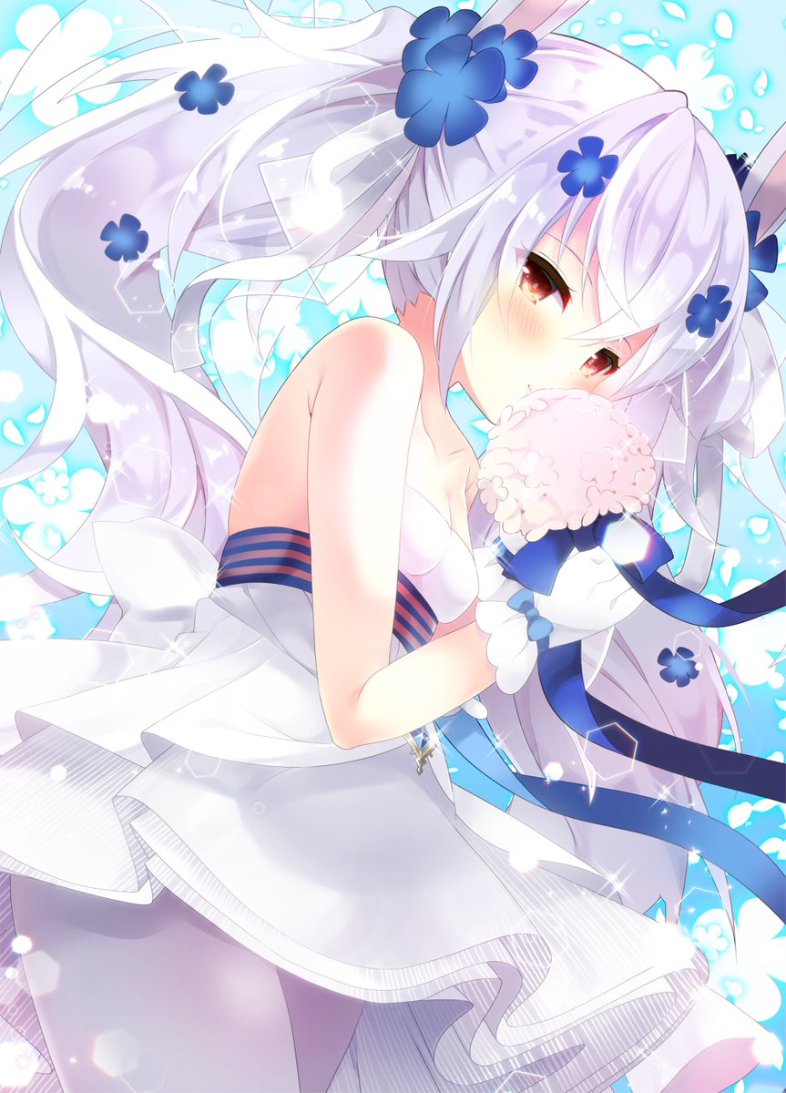 ラフィー(アズールレーン) 「ぶわぁぁあ????
#画像を4枚晒したらrtがきてフォロワーがぶわーって増えると」|幸奈ふな🏝狐島フナのイラスト