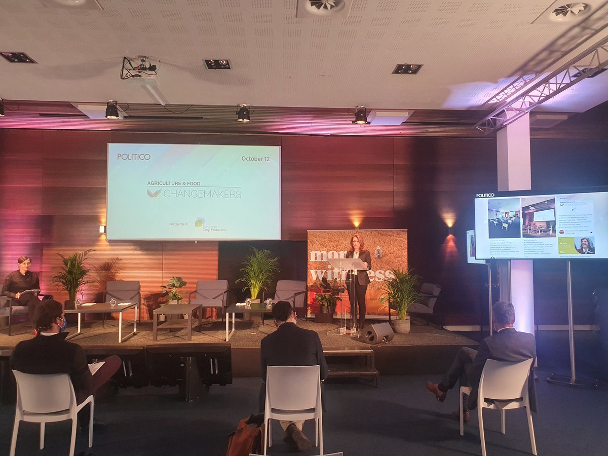 DG of @cropprotection, Geraldine Kutas underlines, 'We continue to strive to do #MoreWithLess. All we ask is for a pragmatic, science based policy framework' @POLITICOEurope @Food_EU #ChangemakersAgrifood #F2F #2030commitments
