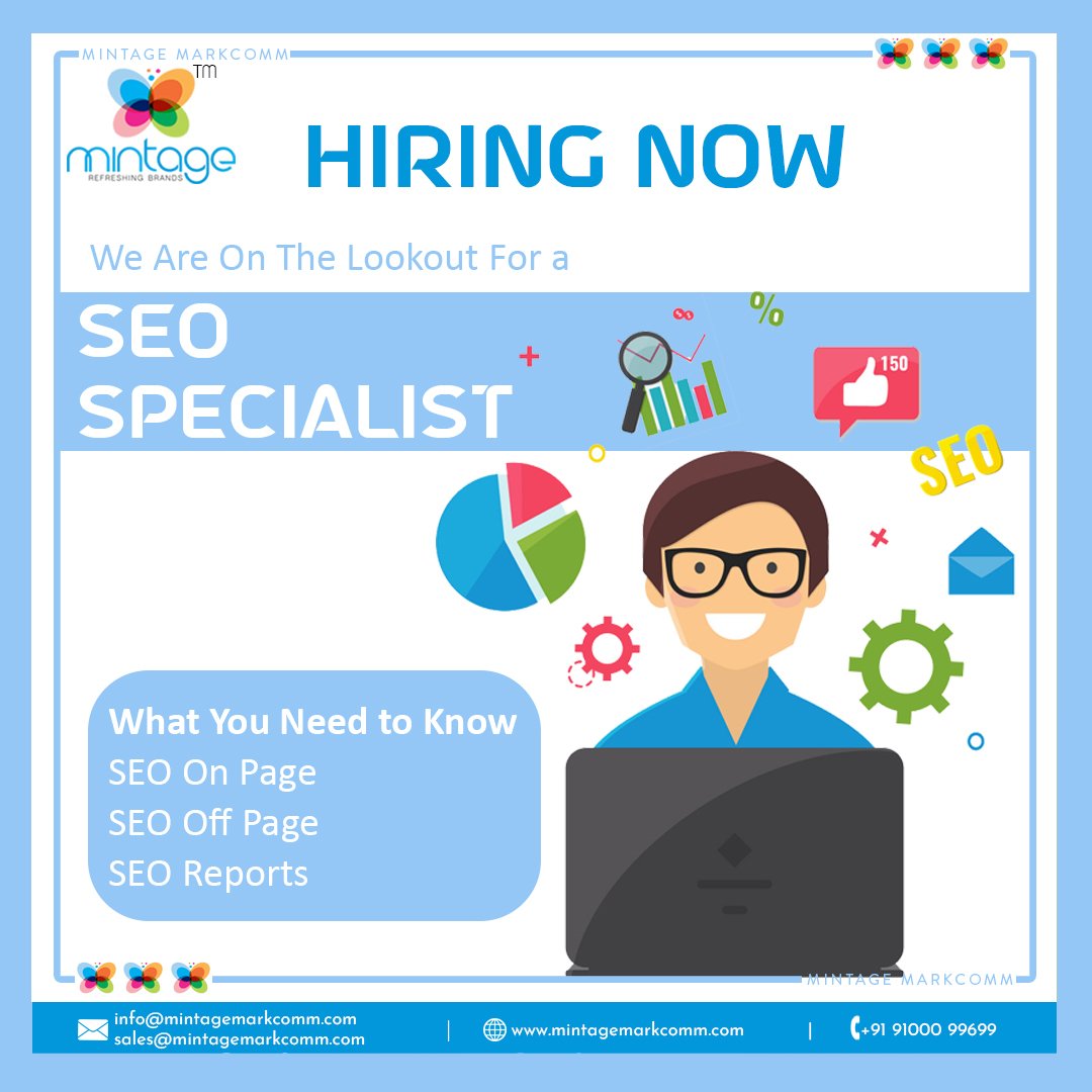 mintagemarkcomm's tweet photo. Mintage is Hiring SEO Specialist.
#seojobs #digitalmarketing #digitalmarketingjobs #seojob #seoanalyst #jobhiring #thedigiexperts #seoexecutive #applynow #hiring #jobs #wearehiring #infointernship #internship #jobsearch #recruitment #NowHiring #careeropportunity #joinourteam https://t.co/BGXCaVrYSq