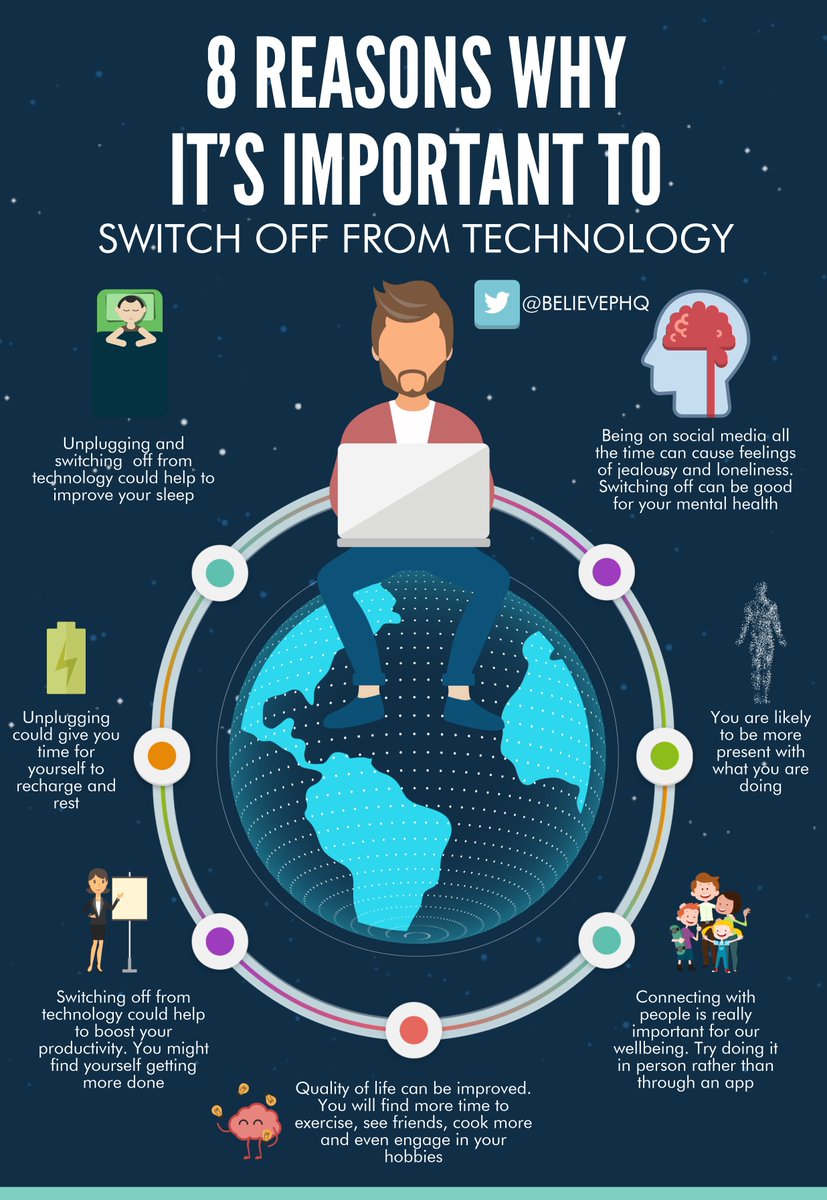 BelievePHQ's tweet photo. 8 reasons why its important to switch off from technology https://t.co/xtrbH6hZvK