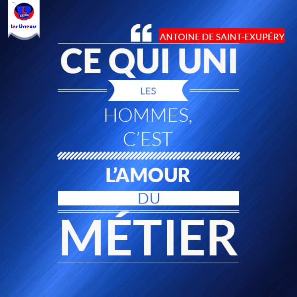 DeFreeto's tweet photo. Ce qui uni les hommes, c'est l'amour du métier. 
Souvenez vous de cette pensée d'Antoine de Saint Exupery.

Passez une merveilleuse semaine et n'oubliez pas les gestes barrières. 

LES LIVREURS https://t.co/uoSSjr00zb