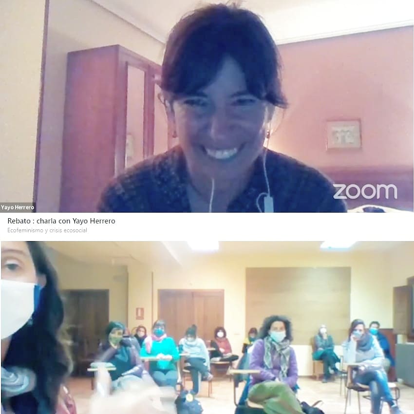Para construir el futuro "Tenemos el enorme reto de soñar, imaginar horizontes de deseo compatibles con la realidad material que las haga posibles" nos dijo ayer @yayo_herrero. Soñemos!!! ¡Gracias Yayo! 
👉Aquí puedes ver charla: facebook.com/rebatocastiel/…