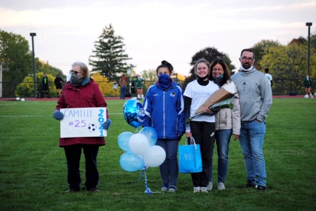 Photos from Senior Night. #seniors2021 #gobombers #buildingcommunity