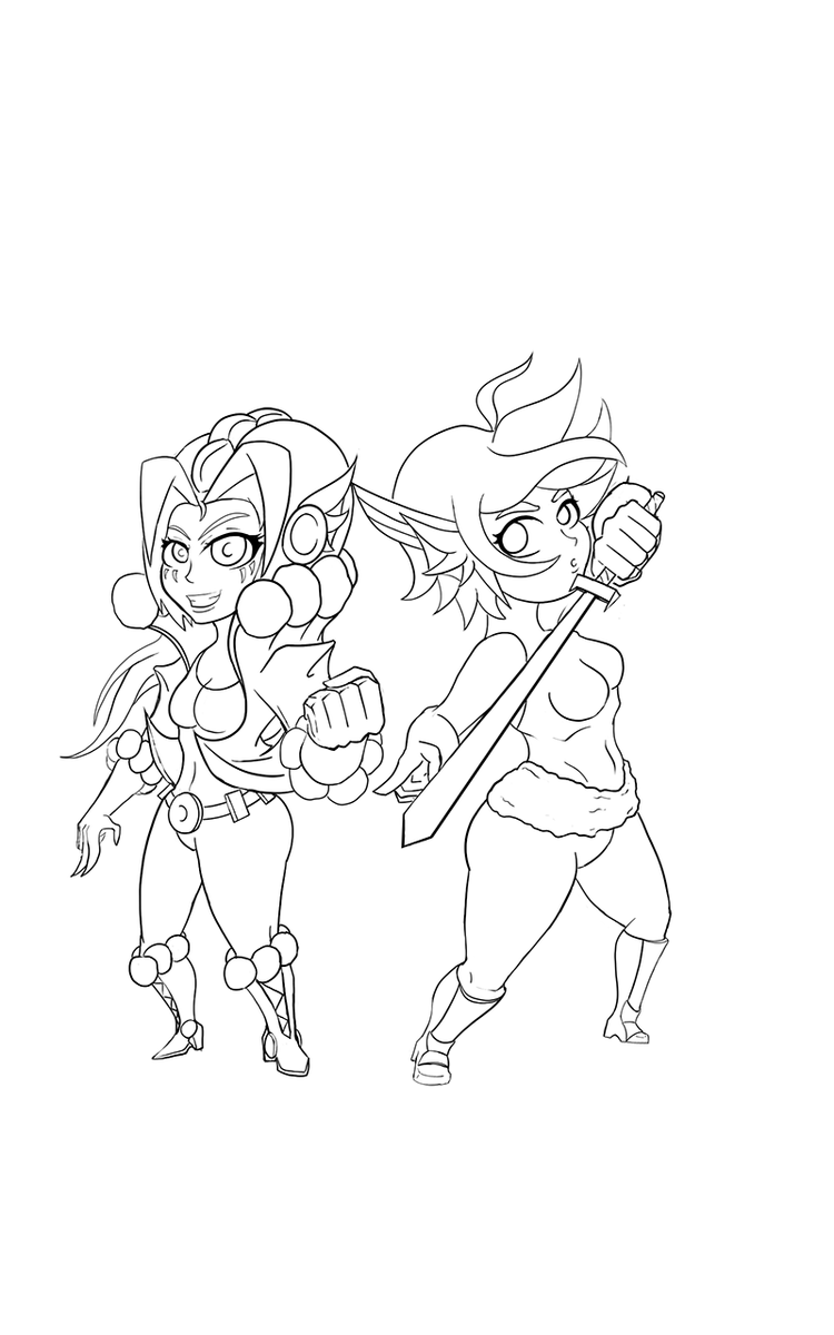 DarkBugArt's tweet photo. It's #spooktober and my and @AfterAster 's #bestgirls are playing dress up lol.
I should be wrapping this up pretty soon.
#celshading #celshadingart #celshadingstyle #celshadingcolor https://t.co/BrsbxHojvZ