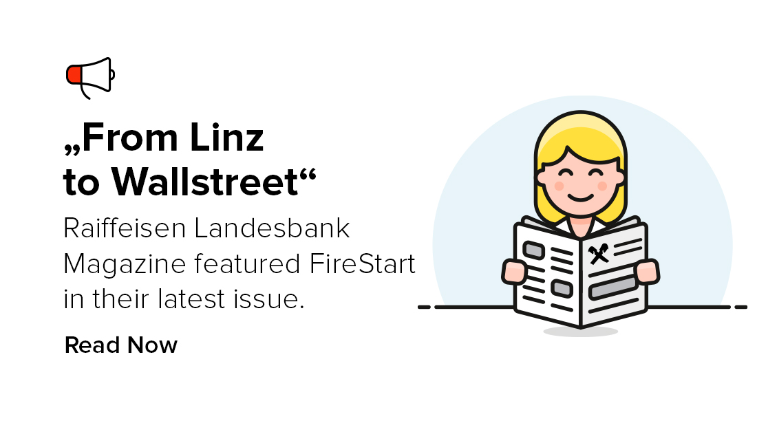 FireStartGlobal's tweet photo. #FireStart has been featured as a first-class #startup! Check out page 26 of Raiffeisen Upper Austria's finance magazine’s brand-new issue to find out more 🔥
Read it here ➡https://t.co/TKMc0AXdvG https://t.co/44pbFFrOT5