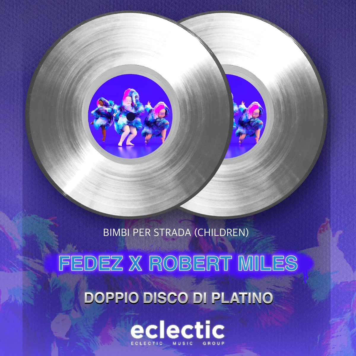 EclecticMusicGr's tweet photo. #BimbiPerStrada di @Fedez  X #RobertMiles è certificato DOPPIO DISCO DI PLATINO 💿💿💜
.
Co-scritta e prodotta da @Davidedwhale  X Robert Miles
.
#fedez #doppioplatino #edizionimusicali #musicpublishing #songwriting #songwriters https://t.co/CrrW5YRow2