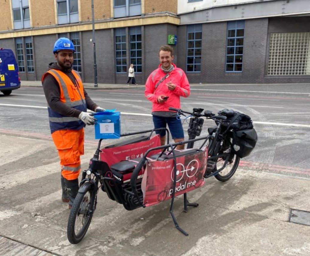 MBCyclingTM's tweet photo. Cargobikes in construction - After introducing #JRLgroup &amp; @ParkPlazaHotels to cargobikes great to see commitment! 1st delivery by @pedalmeapp Big thanks to JM who informs me more suppliers interested👍 @CCScheme @ActiveTravelCre @AndreaLearned @fare_city

https://t.co/iyLzkbK1E7 https://t.co/cHXwAyPaRT
