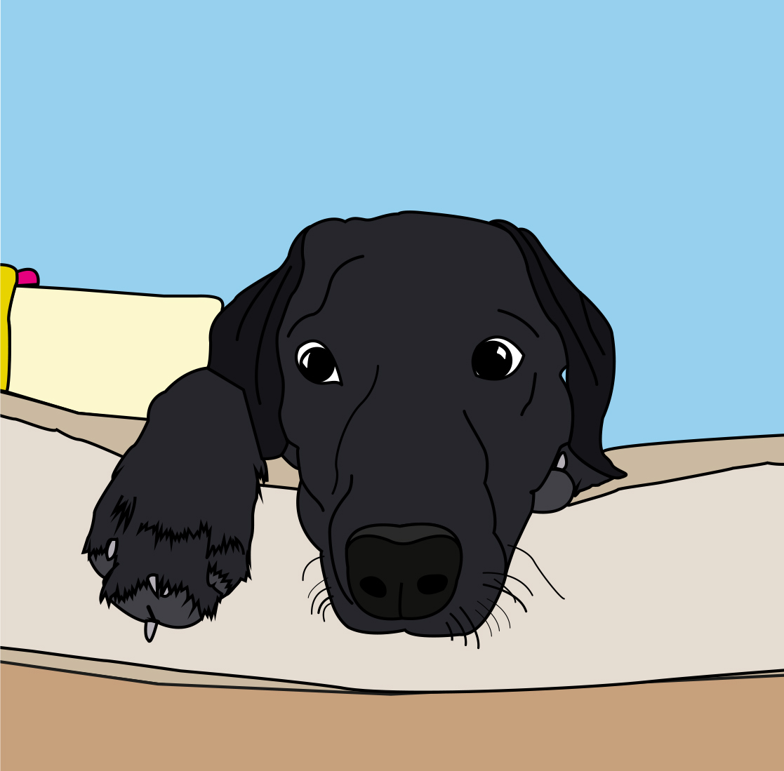 akeyscreative's tweet photo. Loved working on Treacle's portrait recently..! Drop me a message if you have a furry family member you would like on your wall. alison@alisonkeyscreative.co.uk 
https://t.co/q5cXGfgNH4
#petportraits #freelancer #graphicdesign  #illustrator #canvasprints #WorcestershireHour https://t.co/SdngUc76UC