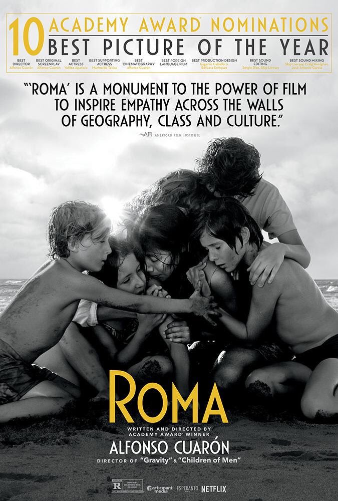 6. Roma (2018)This is an Oscar nominated film!! It’s a movie that features, Yalitza Aparicio, an Indigenous woman, who plays a young domestic worker in Mexico City. She was also nominated for Actress in a Leading Role for the Oscars in 2019.