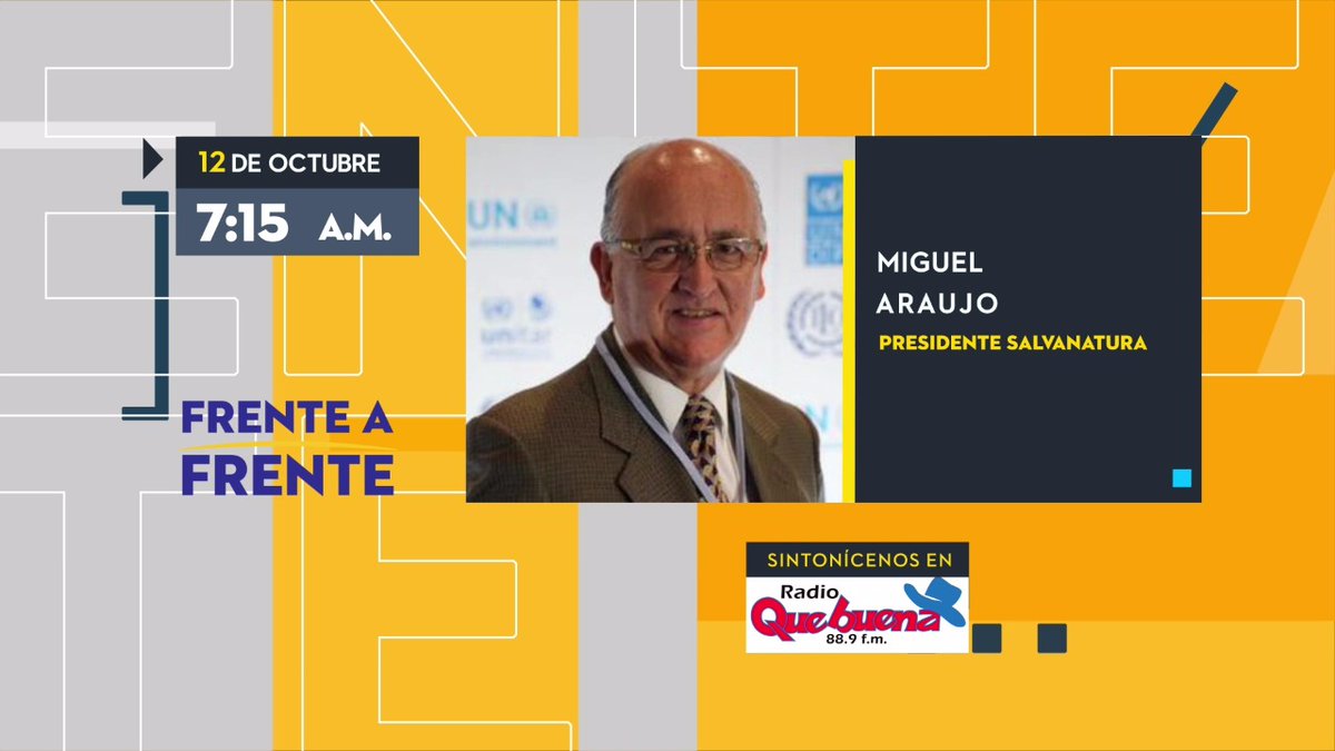 Buenos días!
En unos minutos (a las 7:15 a.m.), nuestro Pdte, <a href="/miguelearaujop/">Miguel Araujo</a> estará de invitado en <a href="/Frentea_Frente/">Frente a Frente TCS</a> para conversar sobre temas medioambientales del país que requieren nuestra atención y el comportamiento que debemos tener en la #NuevaNormalidad tras el #CoVid19.