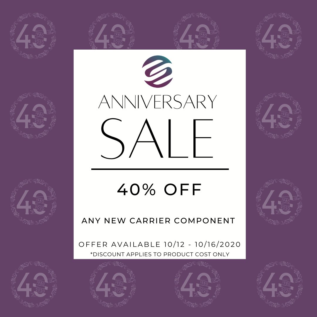 ConnectShip's tweet photo. In celebration of ConnectShip's 40th anniversary, we are running a special sale. Any new carrier component purchased from 10/12/20 to 10/16/20 will be 40% off the product cost! Contact a ConnectShip representative for details. #ConnectShip #specialoffer https://t.co/RaLLsvUoOL