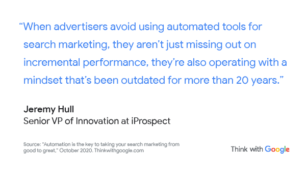 Knowing what moves people is the secret sauce in the marketing pantry. Discover how automation can hone your understanding so you can be ready for what’s next. goo.gle/3dc5tyQ