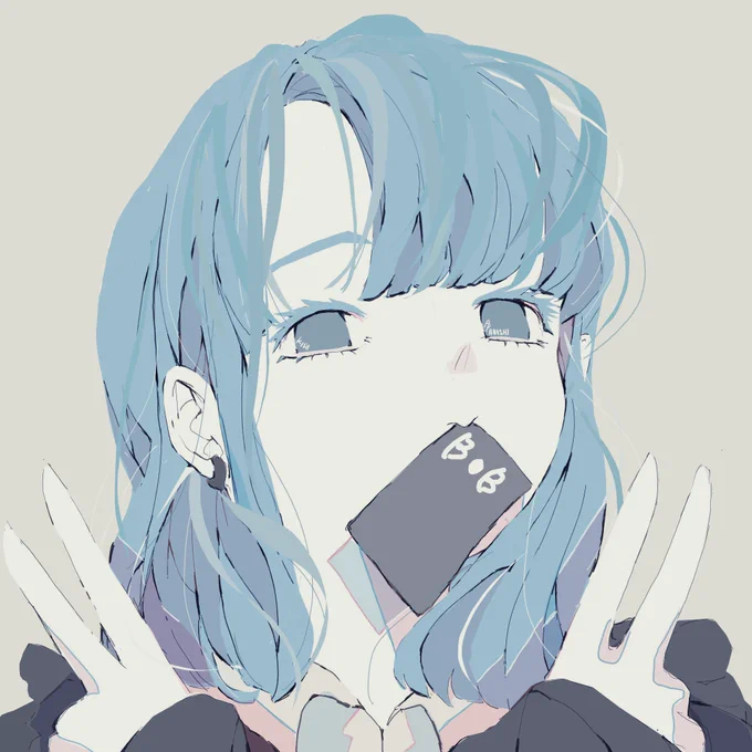 切りっぱなしボブ 