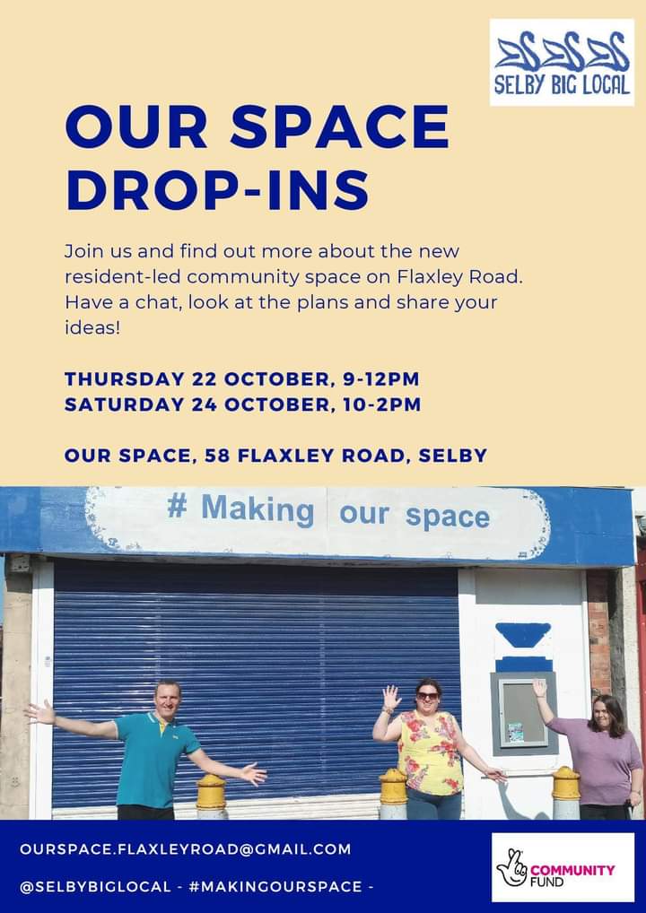 OurSpaceSelby's tweet photo. This year residents have been working with Thread Architects @Thread_tweets to create plans for Our Space that reflect the community vision for this resident led space. Come and find out more at one of our socially distanced drop-ins! #makingourspace @Selby_Times @LocalTrust https://t.co/OijwhBp8jb