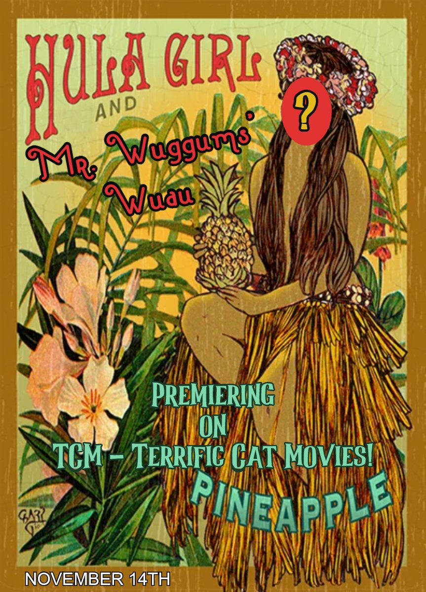 MrWuggums's tweet photo. ***SPECIAL ANNOUNCEMENT - CASTING CALL***
Two separate auditions being held!
Many roles are available for various kitties in the festival; ONE special kitty face will be chosen for THIS poster! Submit pics by 10/23 using hashtag #mrwuggumsfilmfest #PineappleGirl #CatsOfTwitter https://t.co/vxef8DRcIU