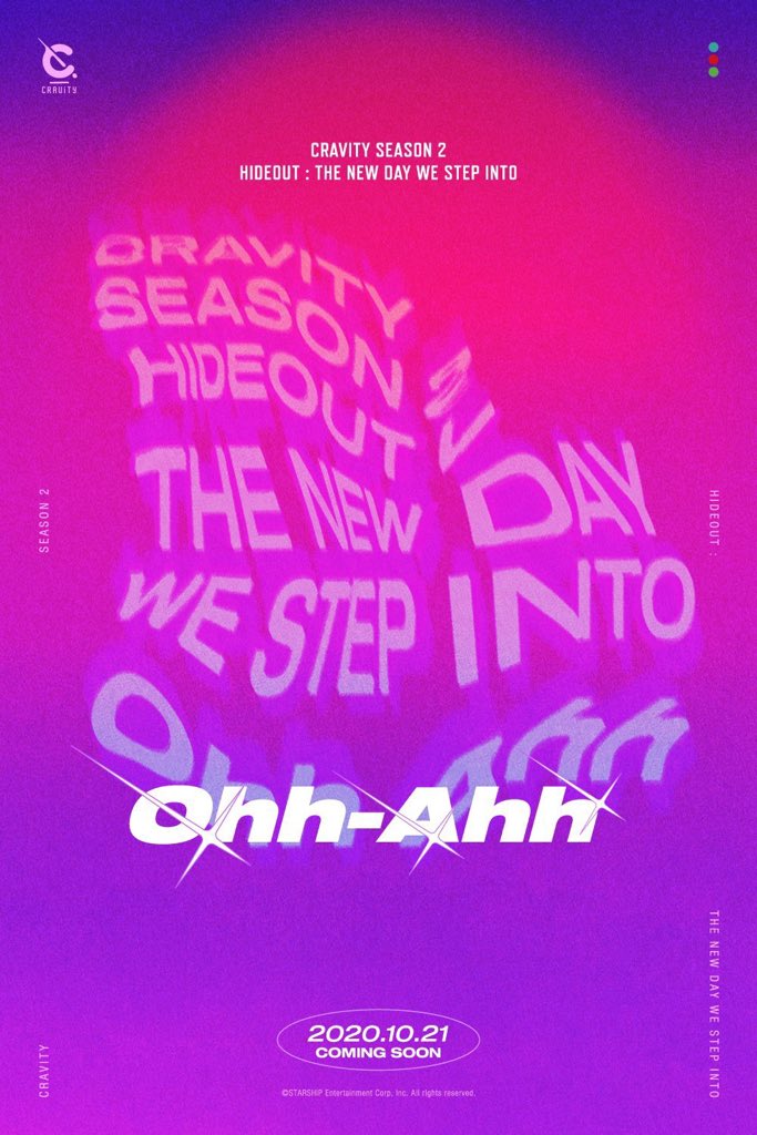 Finally they realize the 1st Comeback after 4 months debuted, 2nd mini album 'Season 2 Hideout : The New Day We Step Into' with tittle track 'Flame' and do a B-Side promotion again with 'OOH AHH' on October 21st.
