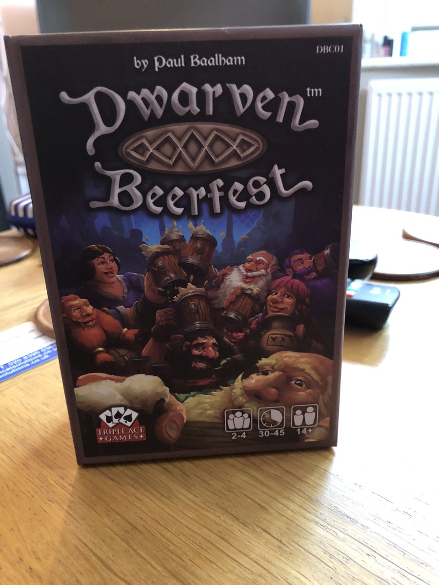 Look what just arrived! Now to persuade the wife it’s what we need to play tonight!