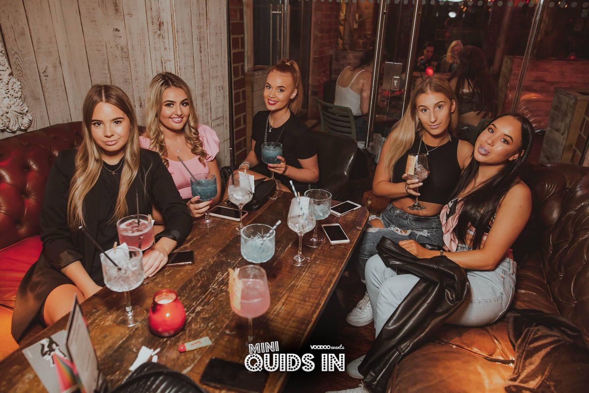 🍾The stage is set... MINI QUIDS IS BACK!🍾

Limited tables left online✅
3 Venue's with differing music policies✅
Fantastic Student drinks prices and offers✅

Don't forget our new opening times from 6:30pm, Table bookings needed for entry⬇️

🎟voodooevents.co.uk🎟