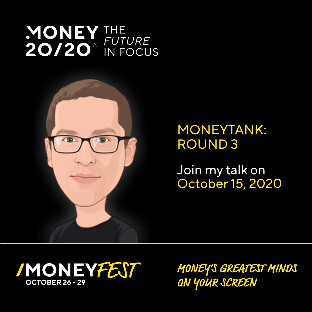 identiqprotocol's tweet photo. Our very own CMO @shmuls will be pitching Identiq
@Money2020's #MoneyTank, this Thursday - so be there to cheer him on! We're honored and delighted to have reached this round as one of the Final Fifteen at #Money2020 https://t.co/8AtBvLFtkT