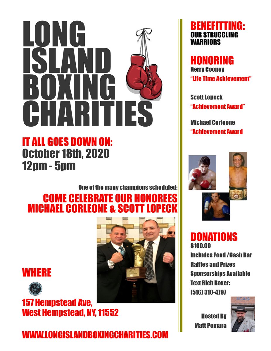 pomara_matt's tweet image. Less than a week out...Come join us to honor two local Long Island tough guys! #LIBC