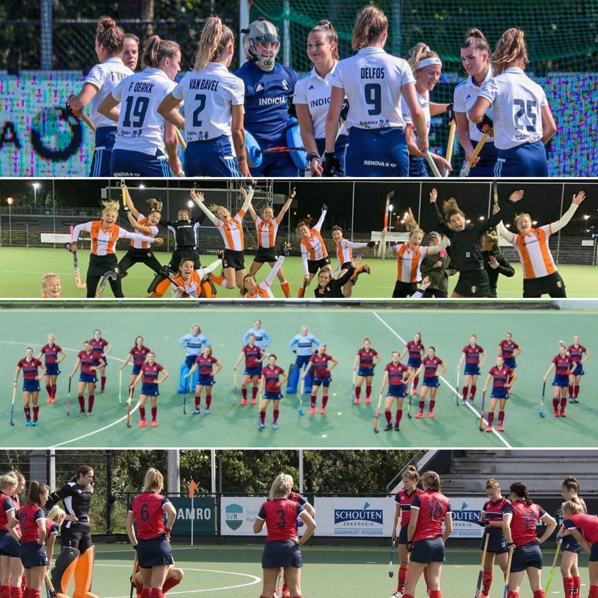 Hoog in de Promotieklasse Dames met respectievelijk 5, 5, 3 &amp; 5 vd 6 matches, maar desalniettemin in de top 4 staan:
1. <a href="/HCTilburgDames1/">HC Tilburg Dames 1</a> 📷 @rogierbalk
2. <a href="/HIChockey/">Hockeyclub HIC</a>
3. <a href="/HCKZ/">HCKZ</a>
4. @huizezDames1
Uitslagen:
#hbsnij 3-3
#huileo 2-0
#rotgro 2-2
#tilmop 2-0
#hicwer 1-0