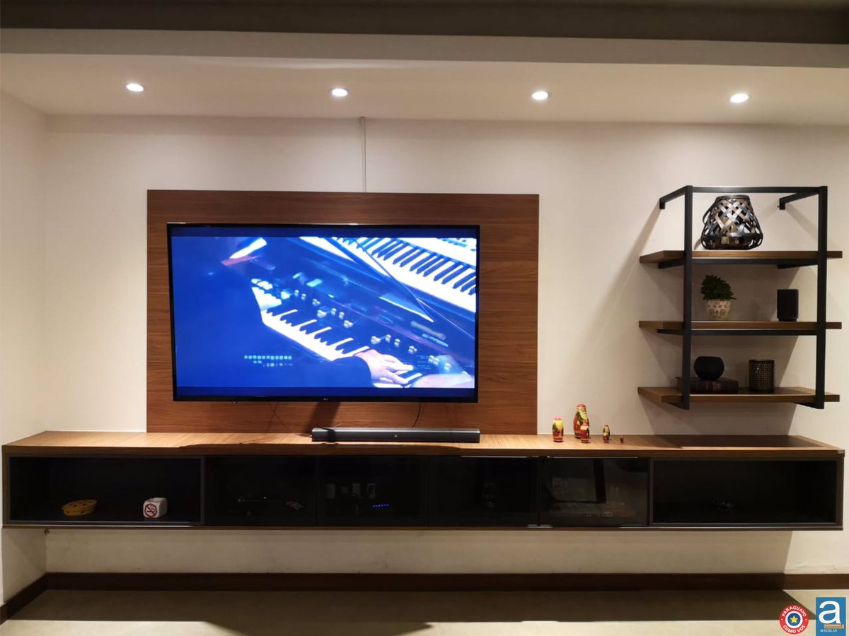 Mueble de tv en Hierro/MDP #ParaguayoComoVos🇵🇾