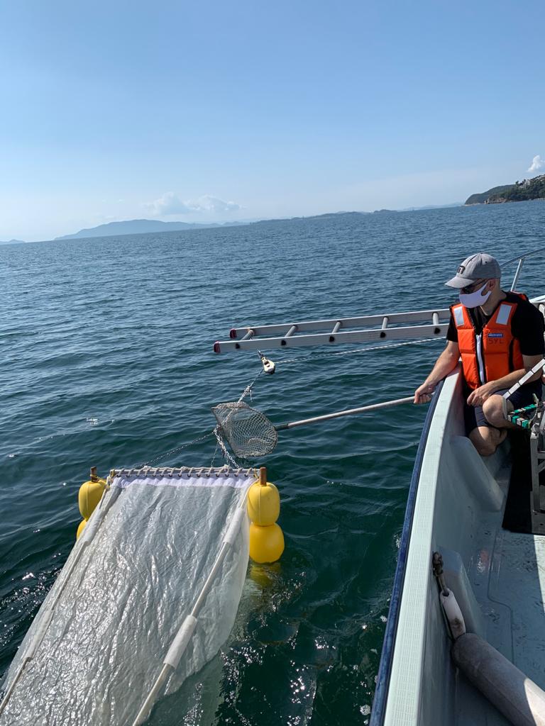 Agostini Sylvain Tara Jambio Jour 2 Debut De L Echantillonnage A La Station Marine De Ushimado Okayama University Test Des Protocoles Tara Jambio 二日目 岡山大学牛窓臨海のサンプリングスをスタート 採集方法の確認 Tarajambio Jambio