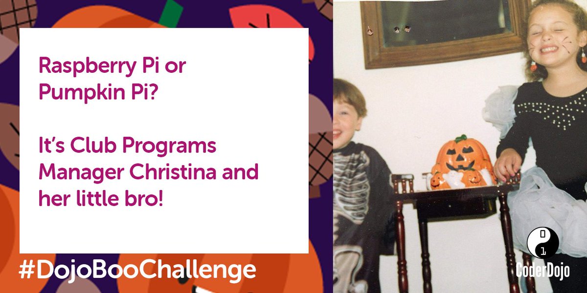 CoderDojo's tweet image. It’s time to get into the #Halloween spirit like our friend @Foustberrypi 

And what better way than to start coding a spooky project for the #DojoBooChallenge? 🎃🎃🎃