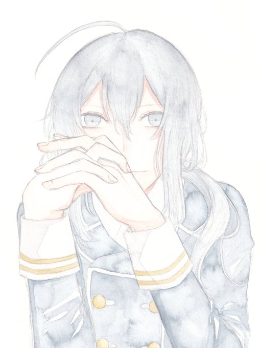 静かに笑うのtwitterイラスト検索結果