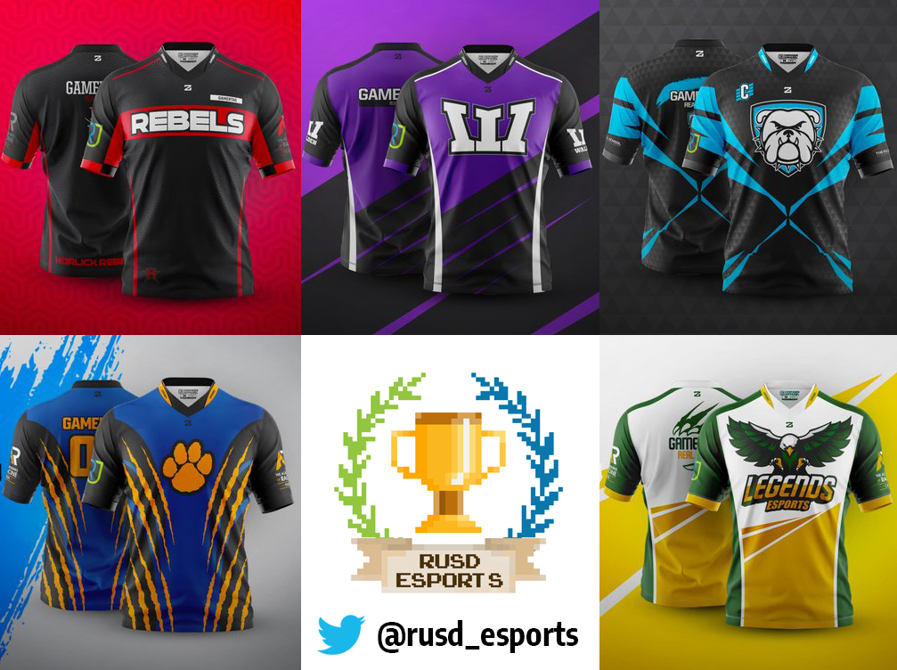 The 2020-2021 <a href="/rusd_esports/">Racine Unified Esports</a> jerseys have been revealed!  GOOD LUCK to all five RUSD teams this year!