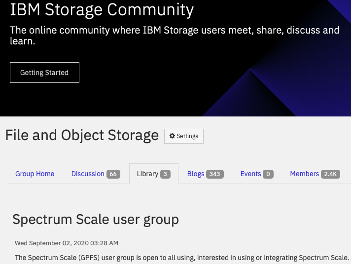 WohlfordDR's tweet photo. Join the #IBMSpectrumScale Users Group - Stay in touch on the @IBMCommunity #IBMStorage #IBMStorageForAI
A lot of news coming up...  stay tuned and hold on!

-->>

https://t.co/E6SV3nNX5n https://t.co/DWWjYpJM1Z