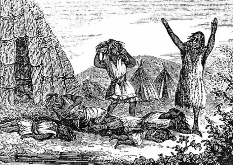 The  #Susquehannock would eventually fall to disease and massacres by colonists.Their peoples were assimilated into other nations, including the  #Haudenosaunee ( #Iroquois) Confederacy. /4