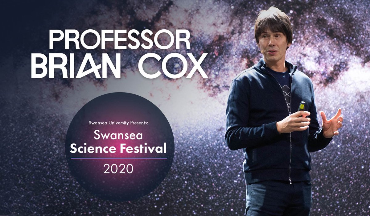 🌌 As part of our incredible #SwanseaSciFest lineup, <a href="/ProfBrianCox/">Brian Cox</a> and CERN's Lyn Evans will discuss and explore the universe and where science may take us next.

📆 Sunday 25 October
🕢 7.30pm - 8.30pm
🎟️ Free

Suitable for ages 12+

Register now:
➡️ swan.ac/SSF20
