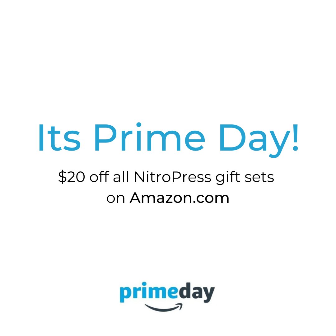 HatfieldsLondon's tweet photo. Its Prime Day! Head over to https://t.co/nz1kIVoCnz for $20 off ALL NitroPress gift sets for Prime Day. We're running this offer all week until Sunday the 18th.

#primeday #nitropress #nitrocoffee #hatfieldslondon https://t.co/YRB4zUMgBL