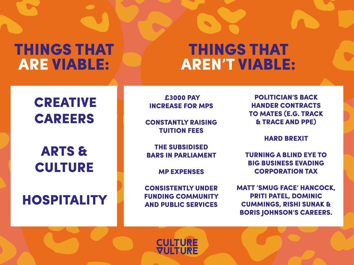 reettinker's tweet image. Just so you know @RishiSunak....#WeAreViable #NotUnskilled #SaveTheArtsUK