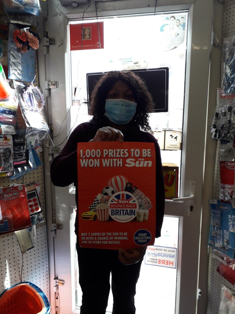 #BounceBackBritain#newsretail@TheSun. Sylvia at Beehive News is supporting Bounce Back Britain.