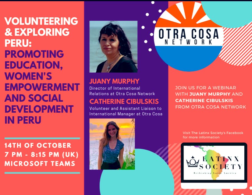 CRoLACqmul's tweet photo. Our friends over at @QMLatinx are collaborating with the Otra Cosa Network to host the following event for QMUL students. For more info or to sign up, please see: https://t.co/2jhzk9ZOiv https://t.co/mRwb4hgZWy