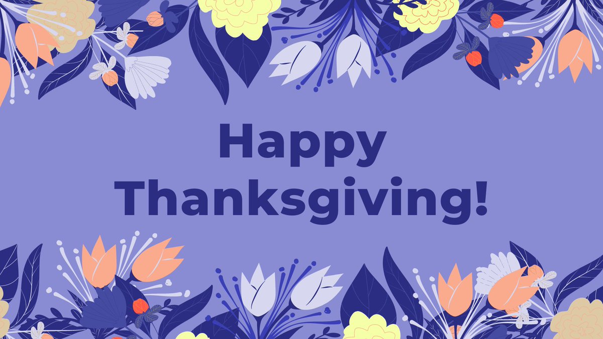 Happy Thanksgiving to all of our followers! 🍁🍂

Take today to appreciate and be thankful for those who surround you, especially during these trying times.