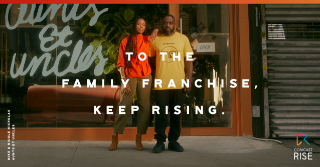 JennTibbs's tweet photo. .@Effectv and @ComcastBusiness are proud to introduce #ComcastRISE, a multi-year commitment to provide resources and services to qualifying #smallbusinesses, beginning with a focus on Black-owned businesses. #ComcastEmp https://t.co/PdaOQRFPsF https://t.co/uLYFC2sedT