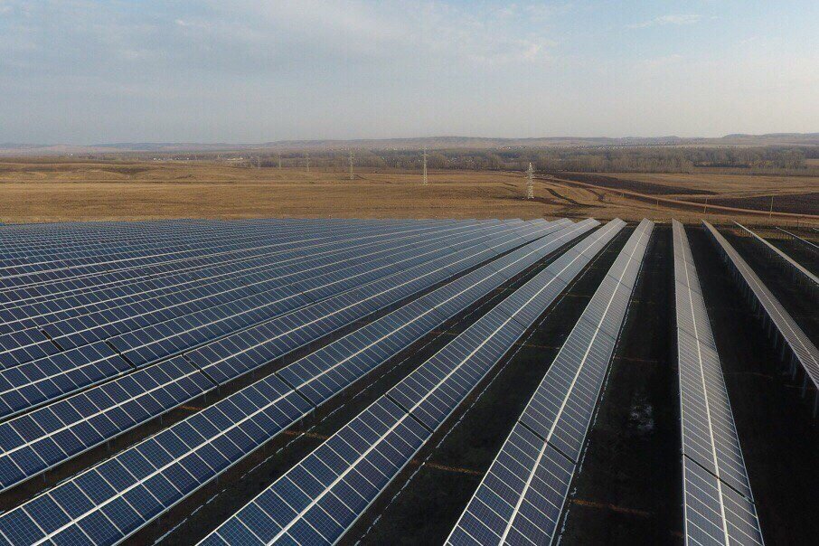 RussianPatrio17's tweet photo. #Hevel (part of #Rusnano) has launched a 9 MW #Isyangulov solar power plant in the Zianchurinsky district of #Bashkiria, investing more than 1.5 billion rubles (19.5 million dollars) in the project. https://t.co/S2FgO4T6Ev