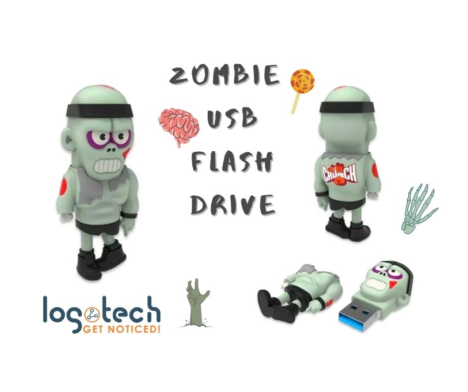 LogotechUSA's tweet photo. What do zombies and the scarecrow from the Wizard of OZ have in common? ... They both want brains!
Raise your promotions from the grave and give your competition a scare with our Custom Zombie USB!
https://t.co/iBhyONKH6s
#logotech #customusb #holidays #halloween #zombie https://t.co/QHI5K7Tvzq