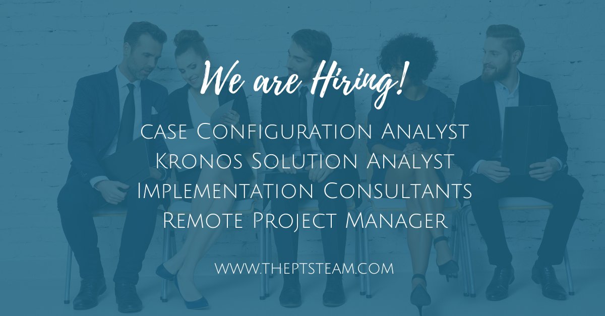 ProvidenceTechS's tweet image. Are you or someone you know looking for a job? We are hiring! Apply at hubs.ly/H0xK_150! 
#LoveWhatYouDo! #HCMImplementation #HCMConsultants #WFM #UKG #Dayforce #Kronos #UltiPro #ProjectManagers #Jobs #WorkForce #HR #IT #NowofWork